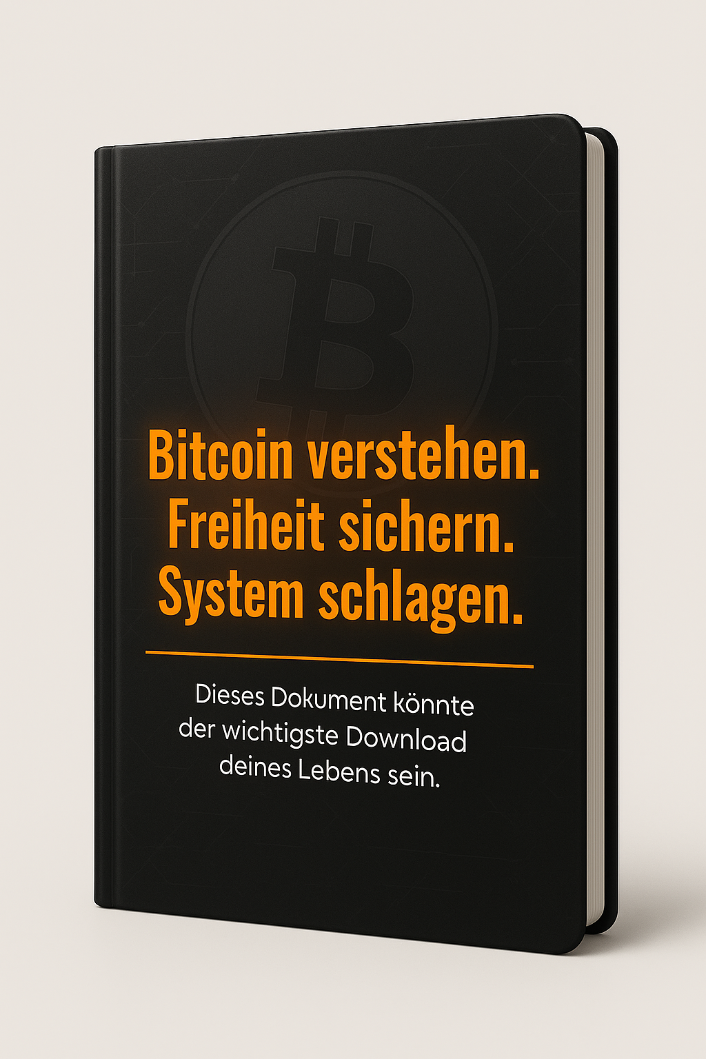 Bitcoin verstehen. Freiheit Sichern. System Schlagen.